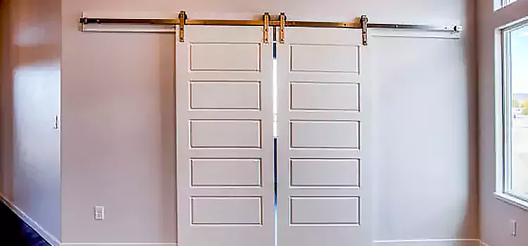 Glass Barn Door with Installation Hardware Kit Linton Hall