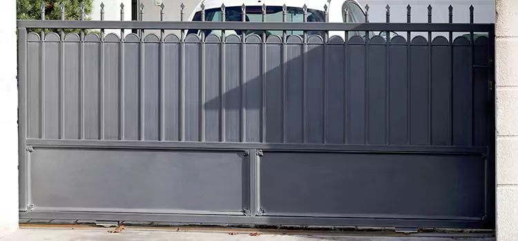 Metal Driveway Gate Installation Linton Hall