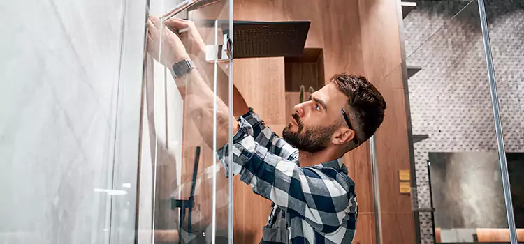 Replace Shower Doors with Frameless Linton Hall